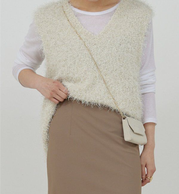  「シャギーニットベスト」|ニット・セーター|