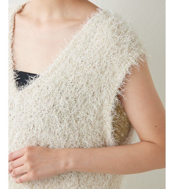  「シャギーニットベスト」|ニット・セーター|