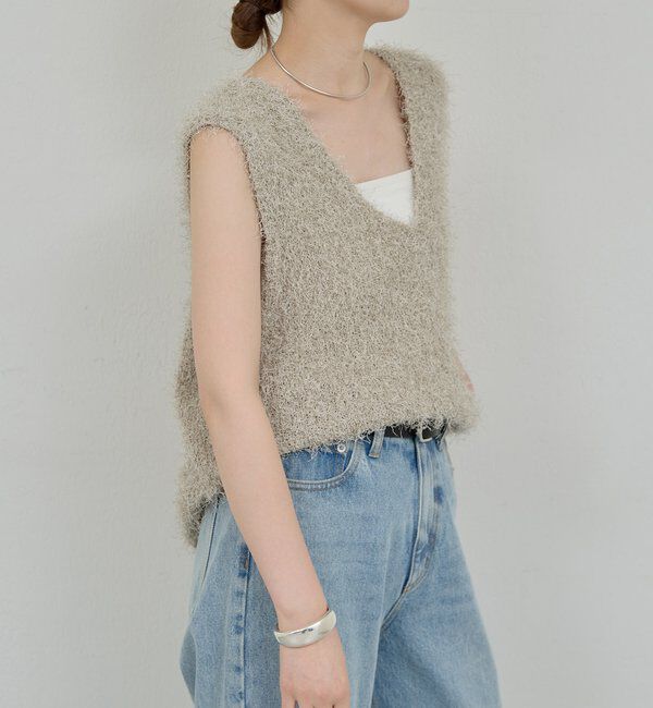  「シャギーニットベスト」|ニット・セーター|