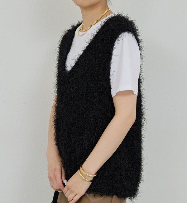  「シャギーニットベスト」|ニット・セーター|