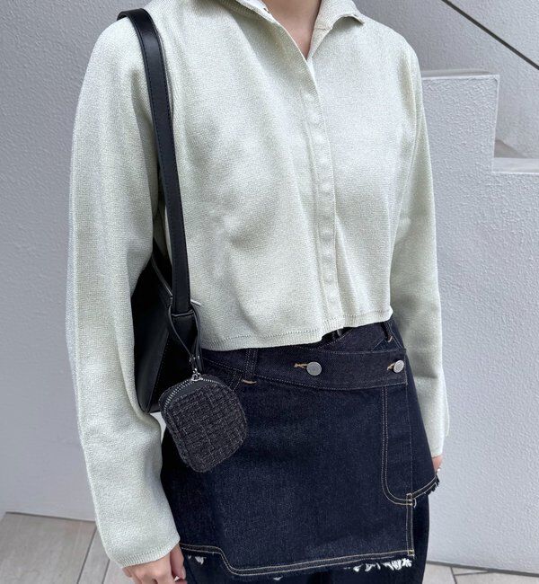  「[mline]配色ハイネックニット」|カーディガン|