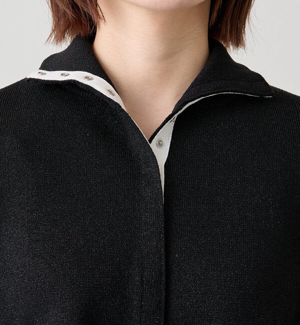  「[mline]配色ハイネックニット」|カーディガン|