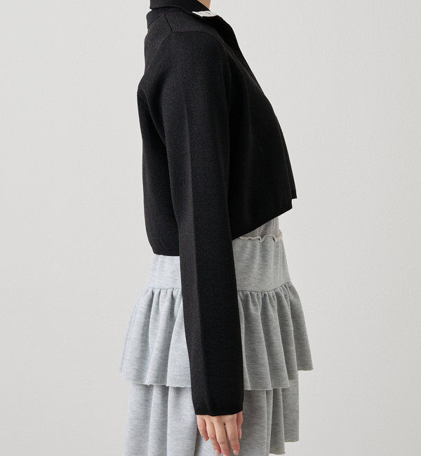  「[mline]配色ハイネックニット」|カーディガン|