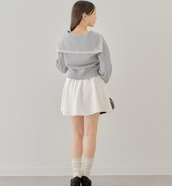  「セーラーカラーニットカーディガン」|カーディガン|