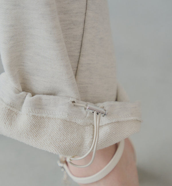  「カーブデザインドロストスウェットパンツ」|チノ|