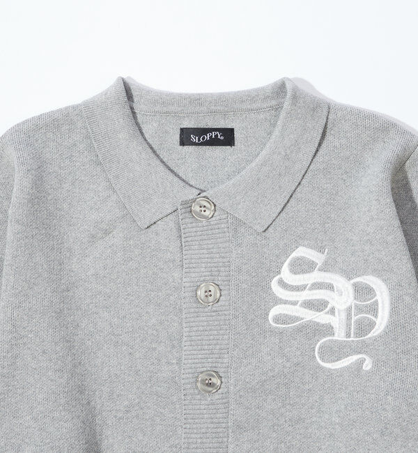  「【SLOPPY/スロッピー】SLOPPY 刺繍カーデ」|カーディガン|