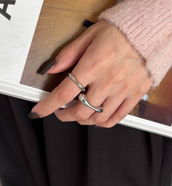  「〈GOLDY/ゴールディ〉2SETトライアングルリング」|リング|