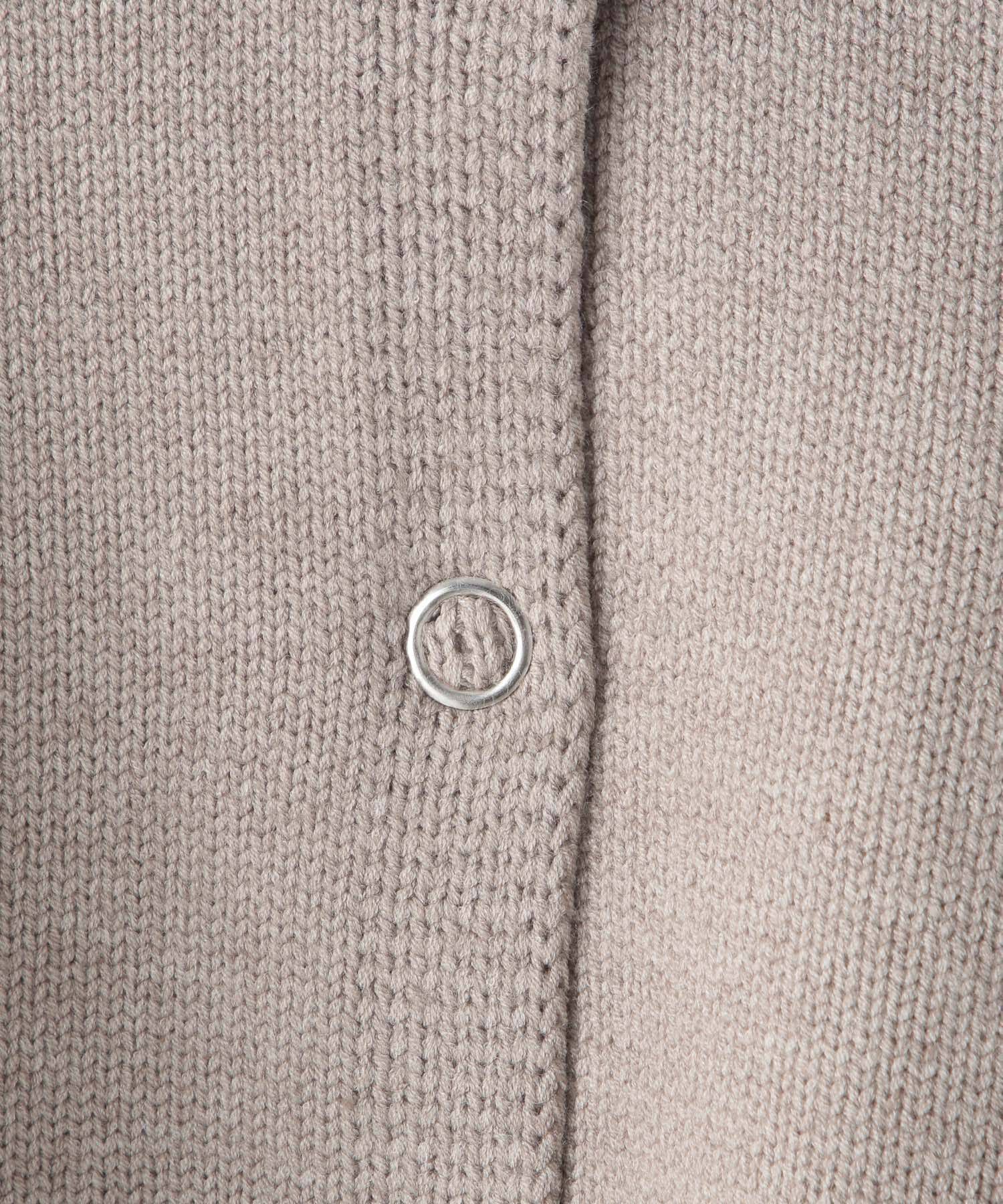 A part by 「【e/rm】リングボタンクルーカーディガン」|カーディガン|