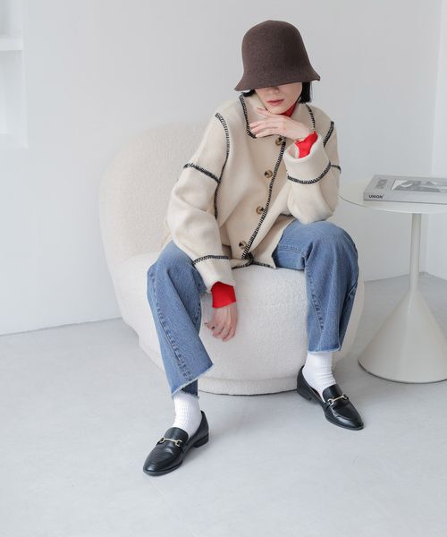 LOWRYS FARM「ＣＯＮＥフレアデニムパンツ＊」|デニム|