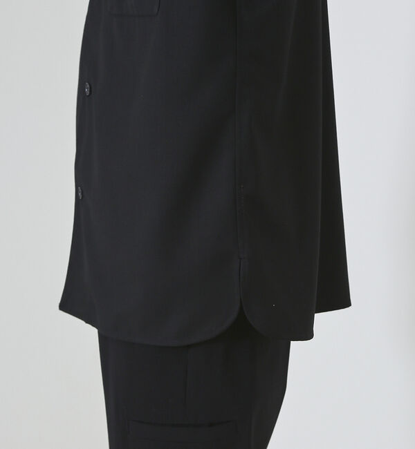 ABAHOUSE「【インバーテッドプリーツ】ワーク シャツブルゾン / オーバーシャツ」|シャツ・ブラウス|