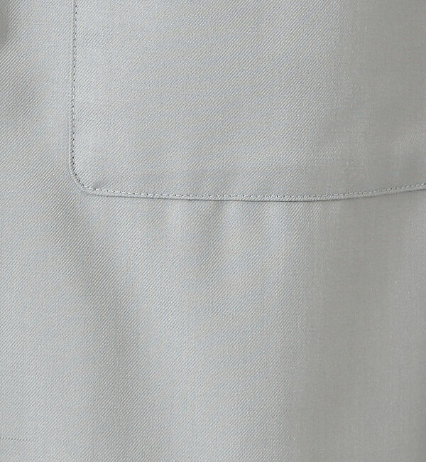 ABAHOUSE「【インバーテッドプリーツ】ワーク シャツブルゾン / オーバーシャツ」|シャツ・ブラウス|