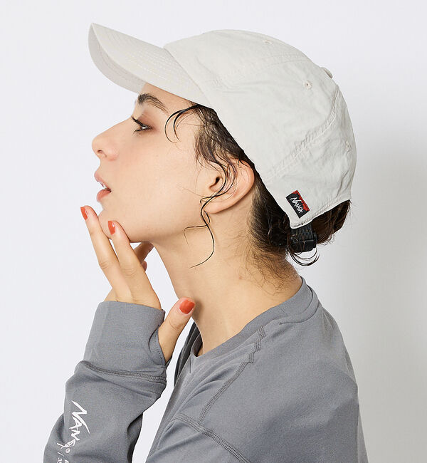 ABAHOUSE「【NANGA/ナンガ】NYLON TUSSER BB CAP /ナイロンタッサー」|その他|アイボリー