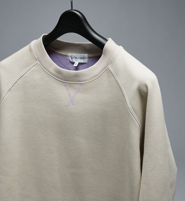 ABAHOUSE「リバーフリース カラースウェット プルオーバー / セットアップ対応」|スウェット・ジャージ|