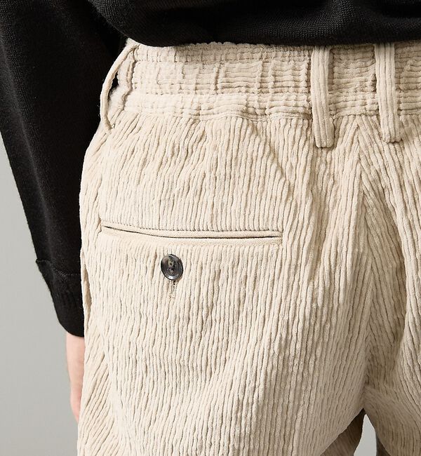 ABAHOUSE「【セットアップ対応】シャーリング コーデュロイ イージースラックス」|その他|