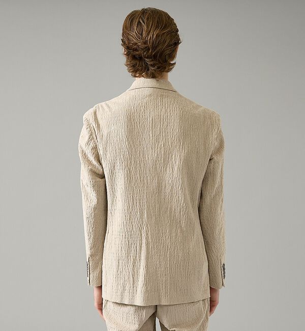 ABAHOUSE「【セットアップ対応】シャーリング コーデュロイ ジャケット」|テーラードジャケット|