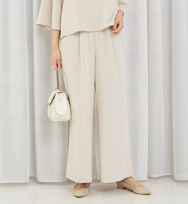 abahouse mavie「【販売店舗限定！上下２点セット】フレアブラウス&times;ワイドパンツセットアップ」|ワンピース|