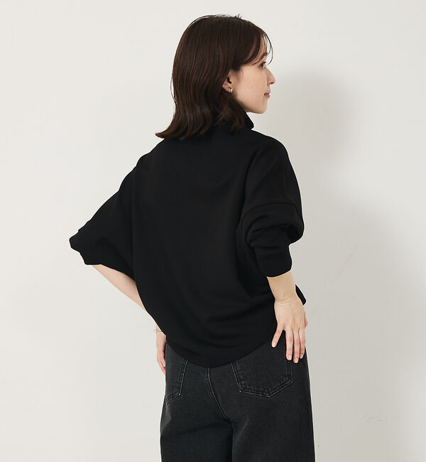 abahouse mavie「ライトダンボールハーフジッププルオーバー」|スウェット・ジャージ|