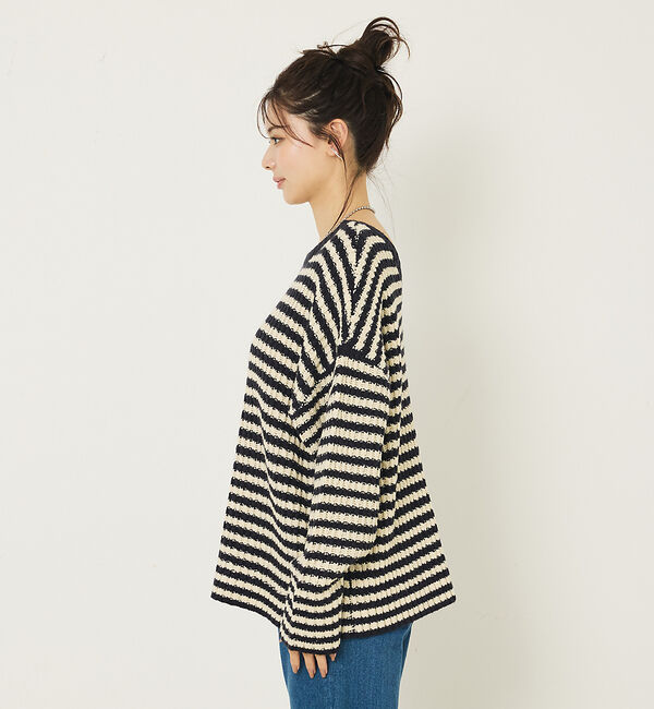 abahouse mavie「ローゲージ2WAYニット」|ニット・セーター|