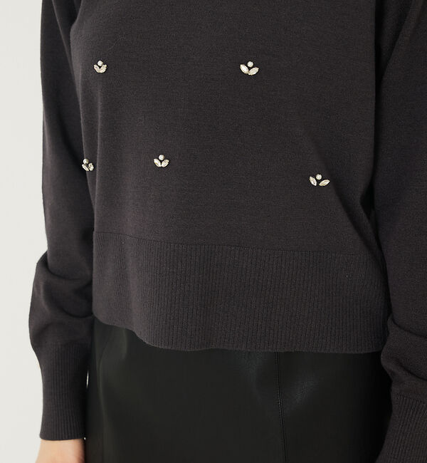 abahouse mavie「ビジューニット」|ニット・セーター|