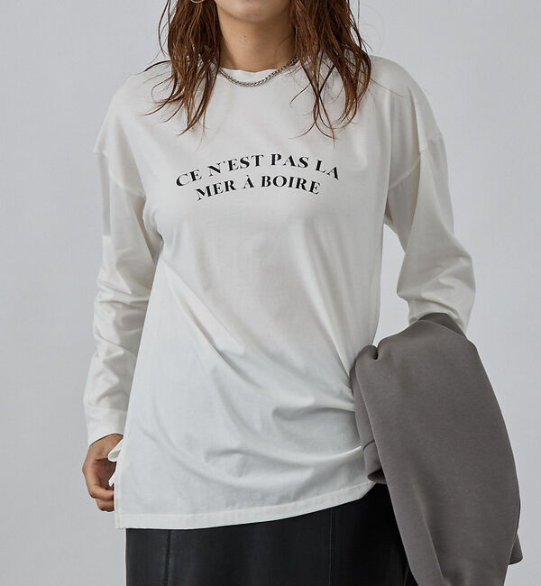 abahouse mavie「ロゴロンT」|Tシャツ・カットソー|ホワイト系その他1