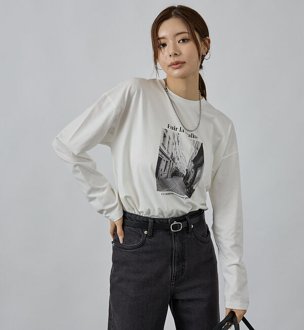 abahouse mavie「フォトロンT」|Tシャツ・カットソー|