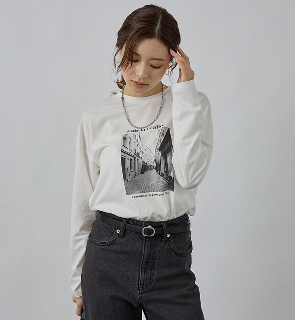 abahouse mavie「フォトロンT」|Tシャツ・カットソー|