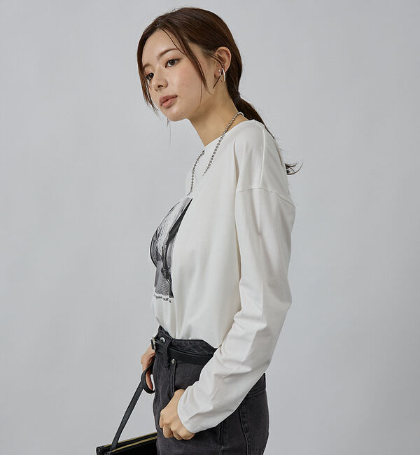 abahouse mavie「フォトロンT」|Tシャツ・カットソー|