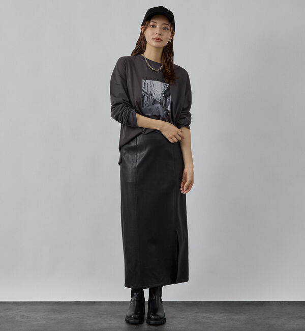 abahouse mavie「フォトロンT」|Tシャツ・カットソー|