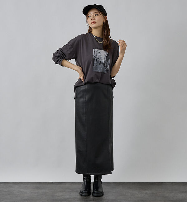 abahouse mavie「フォトロンT」|Tシャツ・カットソー|