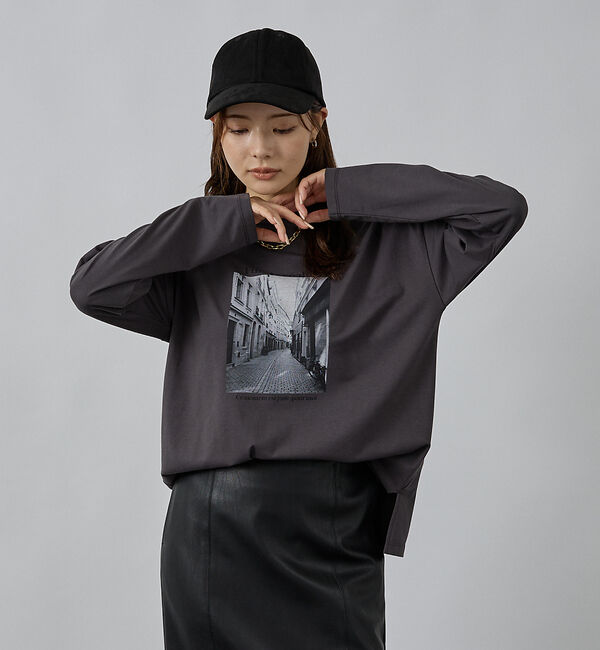 abahouse mavie「フォトロンT」|Tシャツ・カットソー|