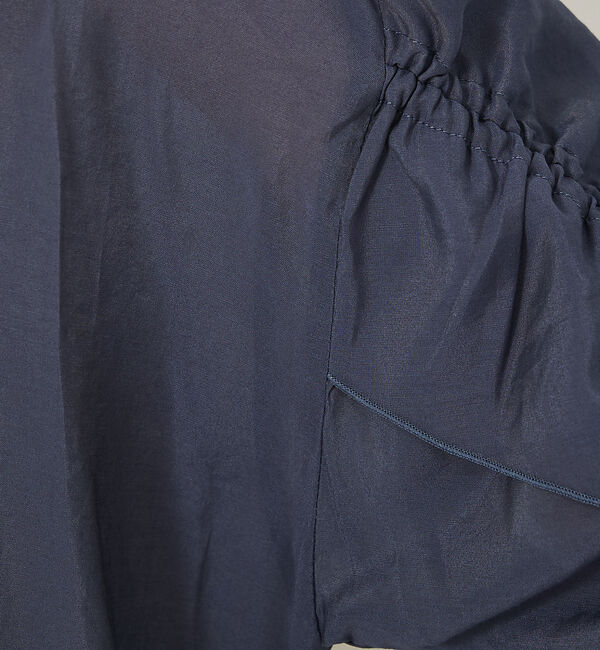 abahouse mavie「フリルギャザーシアーブラウス」|シャツ・ブラウス|