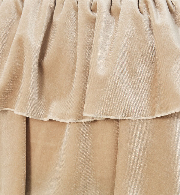 abahouse mavie「【WEB Domani掲載】ベロアビスチェ付ロンT」|Tシャツ・カットソー|