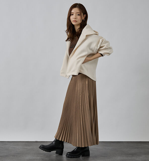 abahouse mavie「シルキーダンボールフーディー」|パーカー|