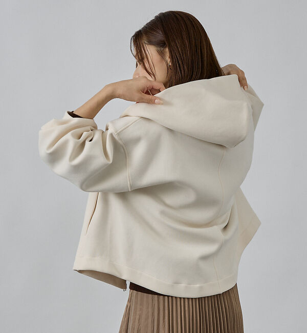 abahouse mavie「シルキーダンボールフーディー」|パーカー|