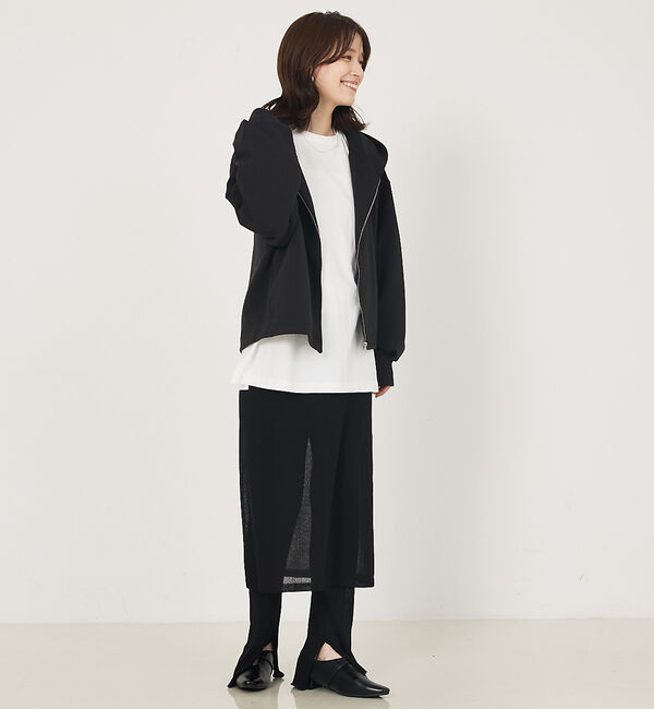 abahouse mavie「シルキーダンボールフーディー」|パーカー|