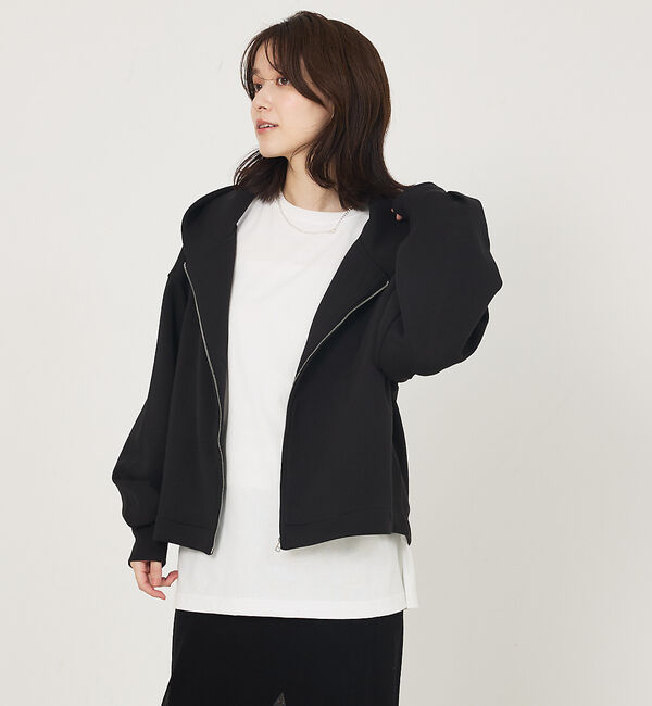 abahouse mavie「シルキーダンボールフーディー」|パーカー|