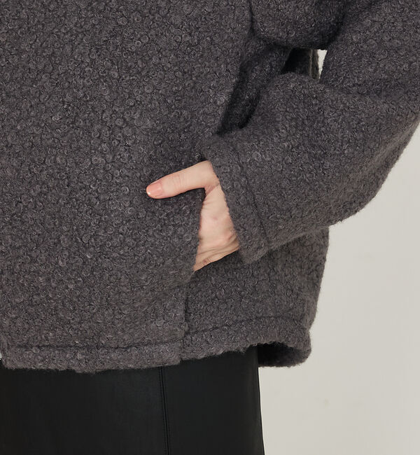 abahouse mavie「ブークレーフーディージャケット」|ブルゾン・スタジャン|