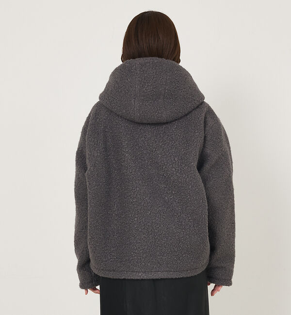 abahouse mavie「ブークレーフーディージャケット」|ブルゾン・スタジャン|