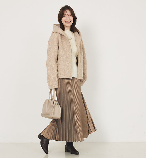 abahouse mavie「ブークレーフーディージャケット」|ブルゾン・スタジャン|