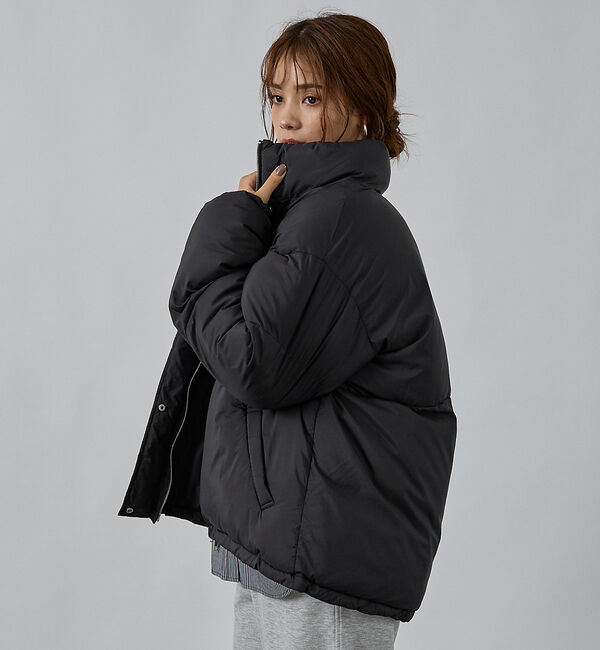 abahouse mavie「【non-no掲載】中綿オーバースタンドブルゾン」|ブルゾン・スタジャン|