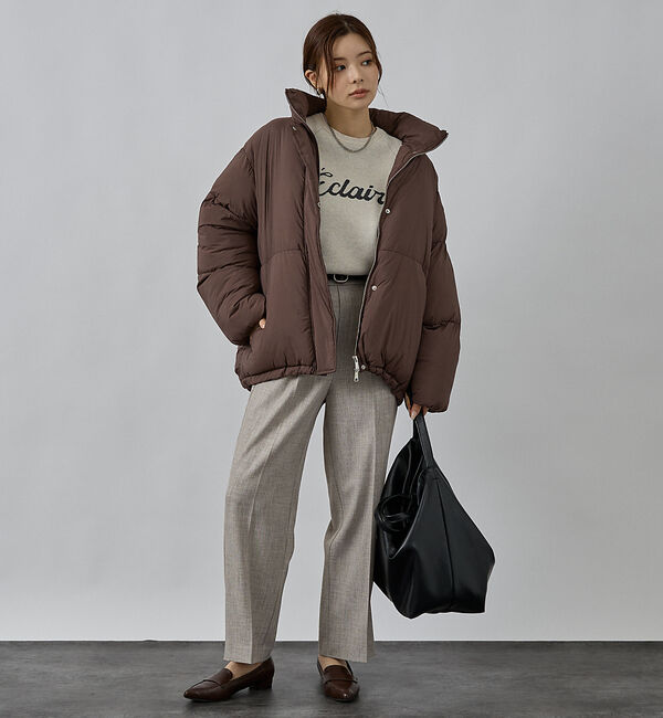 abahouse mavie「【non-no掲載】中綿オーバースタンドブルゾン」|ブルゾン・スタジャン|