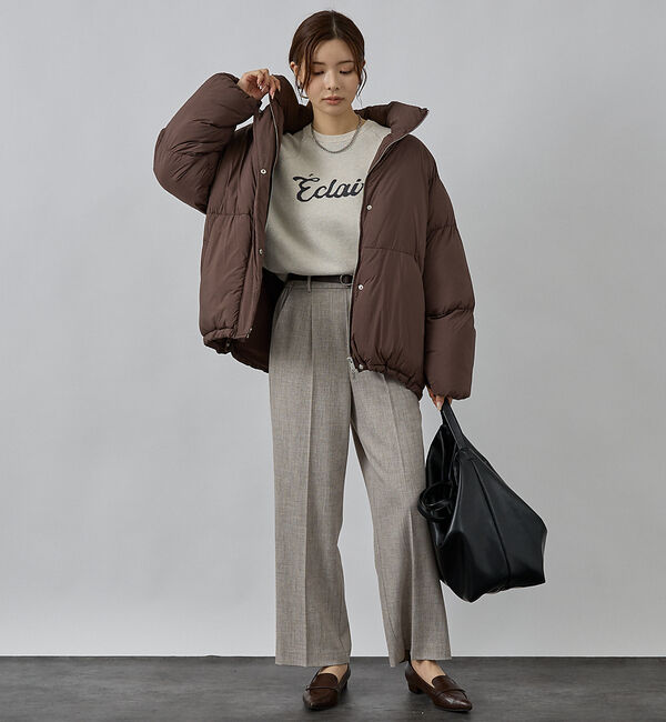 abahouse mavie「【non-no掲載】中綿オーバースタンドブルゾン」|ブルゾン・スタジャン|