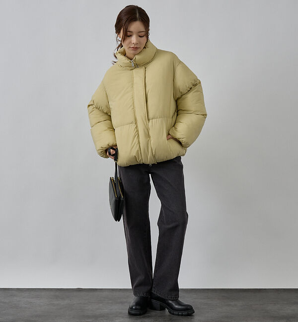 abahouse mavie「【non-no掲載】中綿オーバースタンドブルゾン」|ブルゾン・スタジャン|