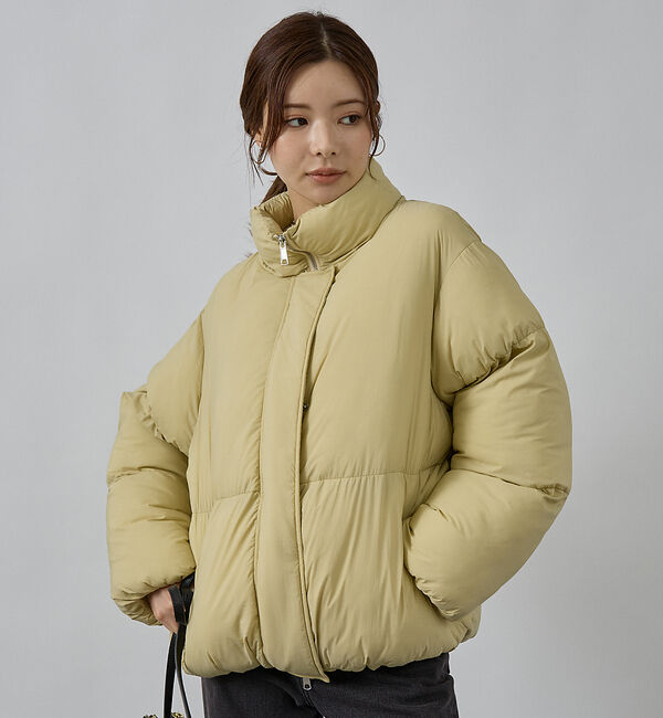 abahouse mavie「【non-no掲載】中綿オーバースタンドブルゾン」|ブルゾン・スタジャン|