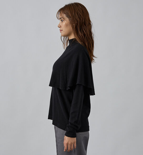 abahouse mavie「ハイネックケーププルオーバー」|ニット・セーター|