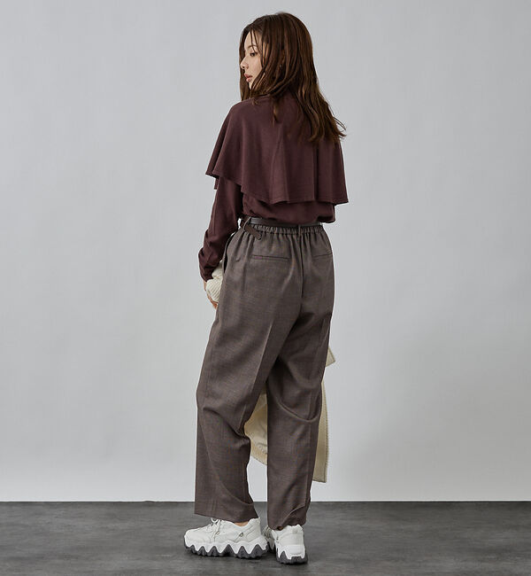 abahouse mavie「ハイネックケーププルオーバー」|ニット・セーター|