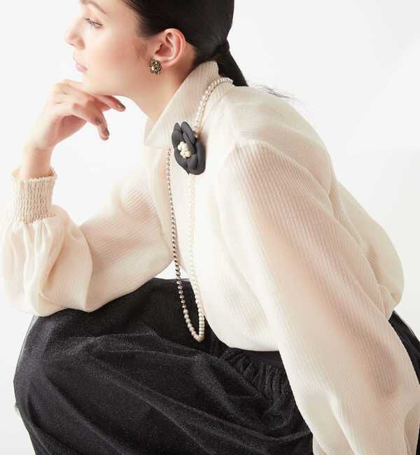  「ハイネックブラウス」|シャツ・ブラウス|