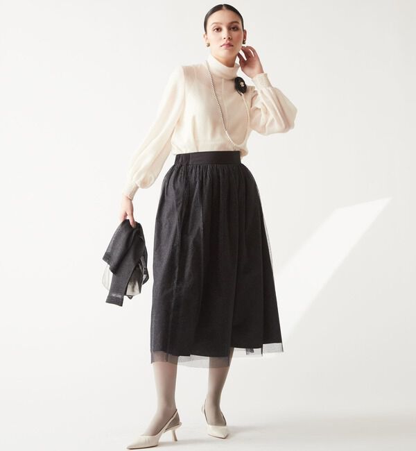  「ハイネックブラウス」|シャツ・ブラウス|