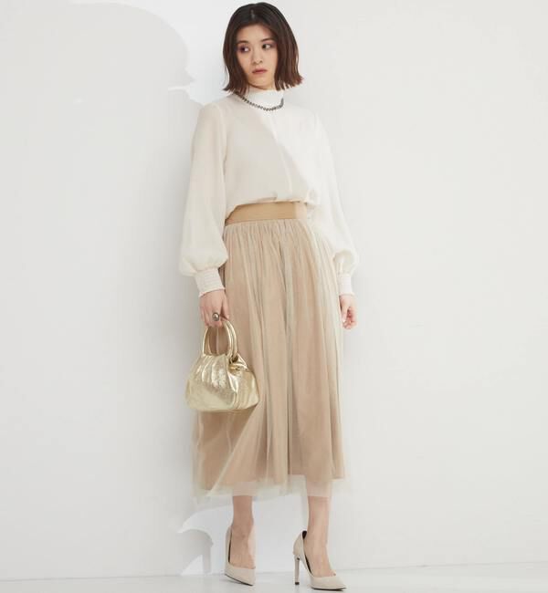  「ハイネックブラウス」|シャツ・ブラウス|