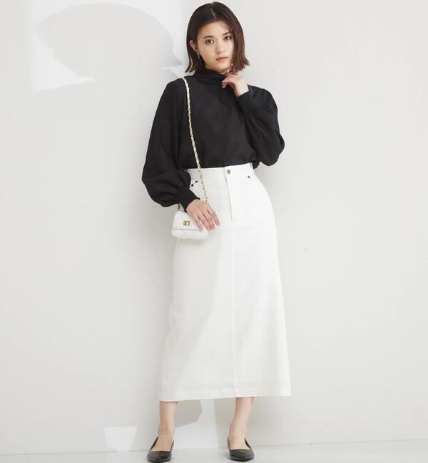  「ハイネックブラウス」|シャツ・ブラウス|